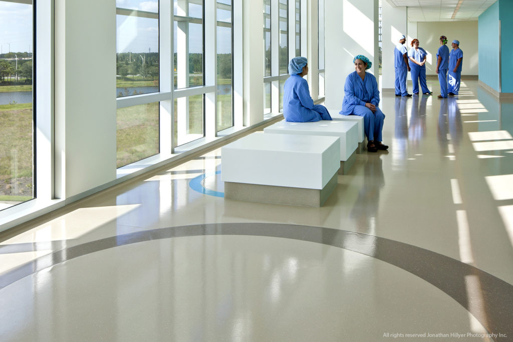 Rubber Flooring Design for a Children's Hospital Mondo