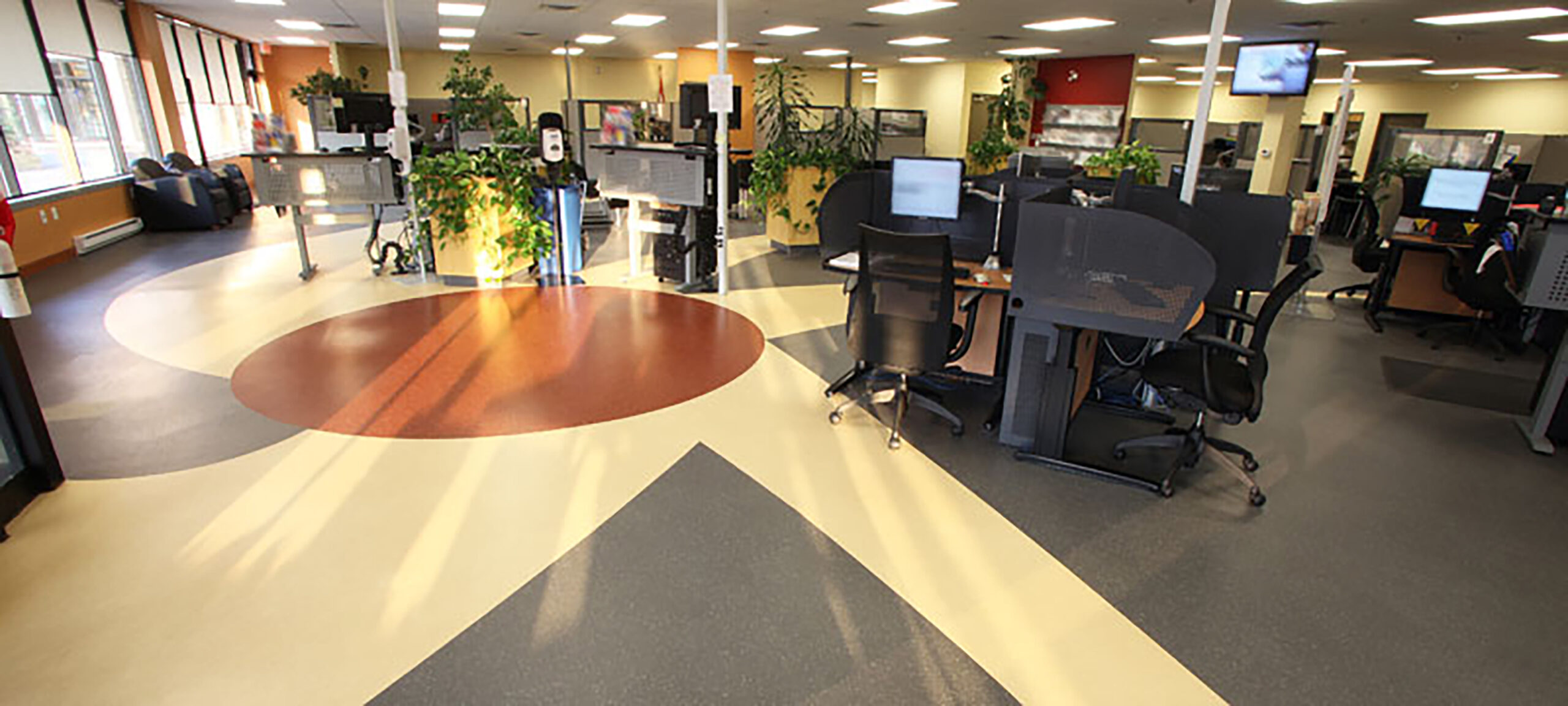 Desks at Government Office in Canada.