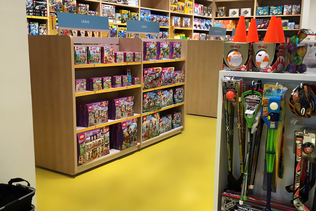 Toys section