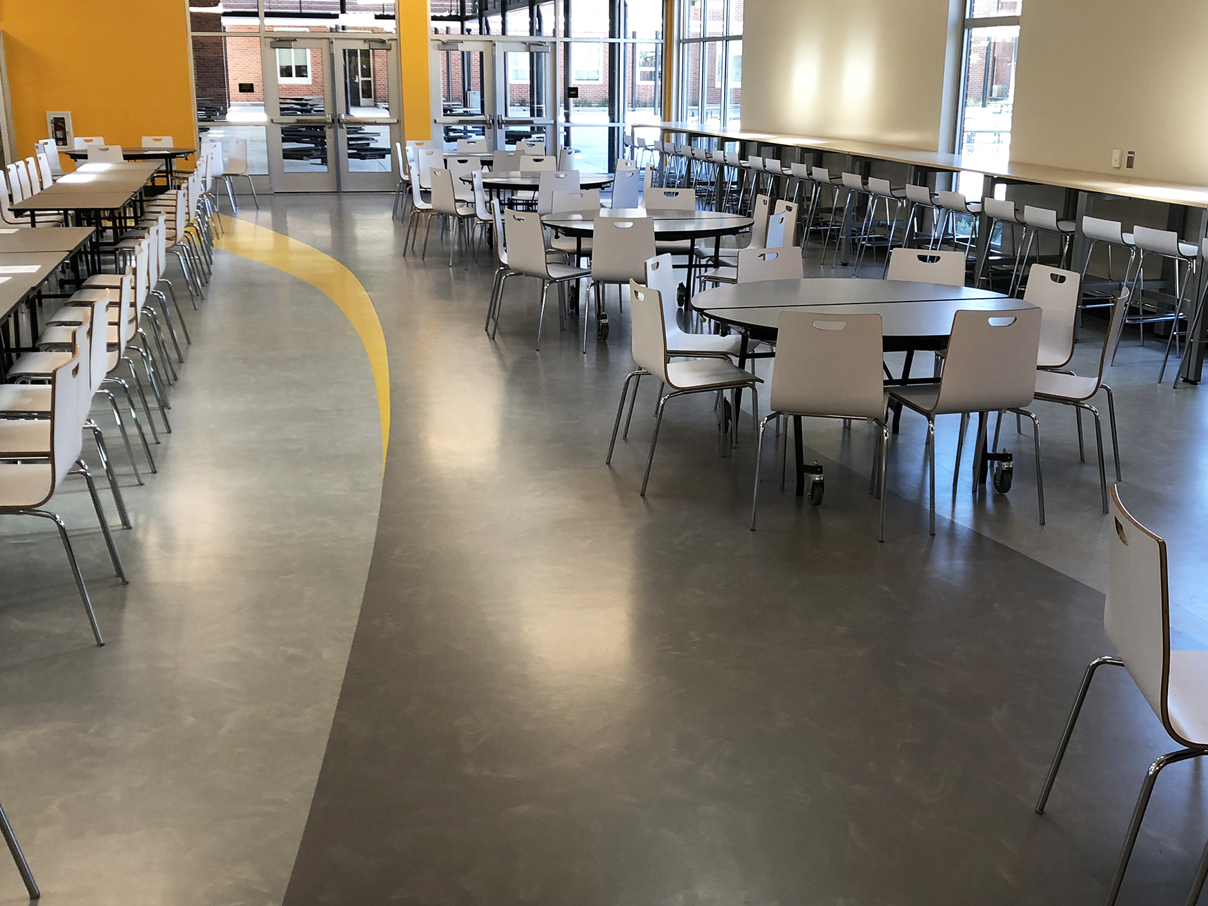 Rubber Flooring for School Cafeteria | Mondo Contract Flooring