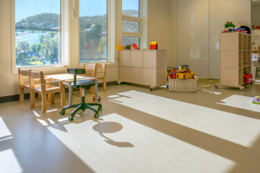 Kindergarten rubber flooring in Norway
