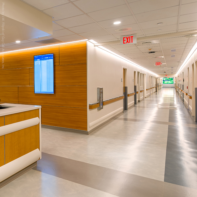 Hospital Rubber Flooring Applications