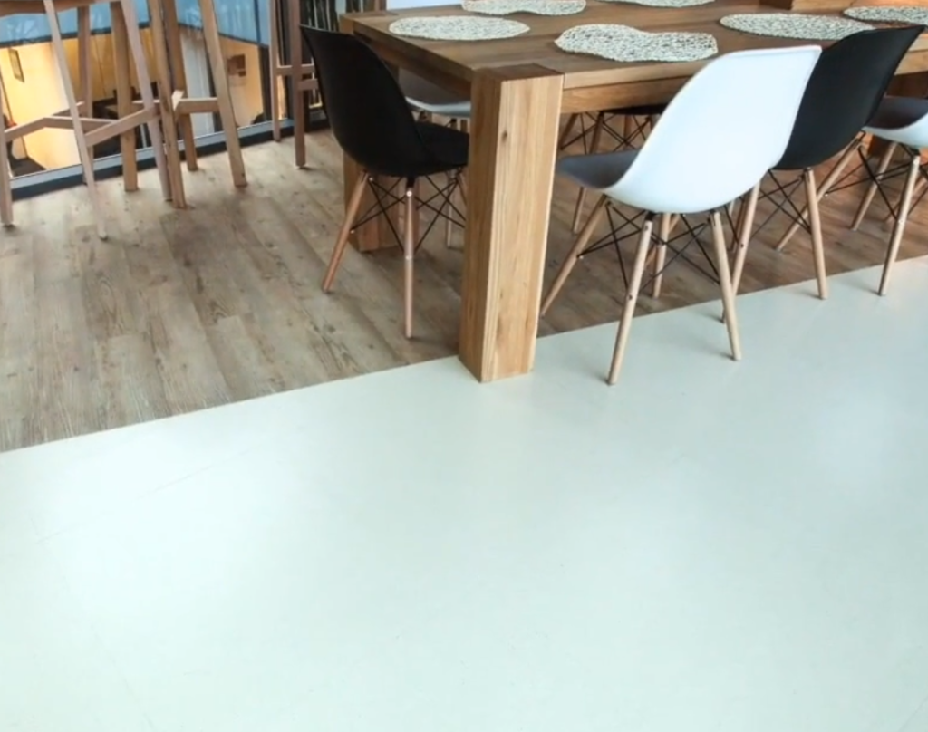 dining room rubber flooring